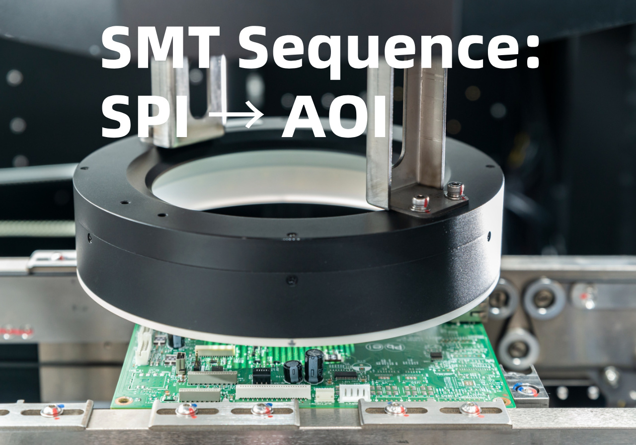 6. Recommended SMT Sequence SPI to AOI 6. SMT Sequence SPI به AOI توصیه می شود