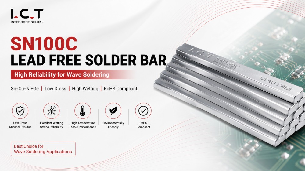 SN100C Lead Free Solder Bar میله لحیم بدون سرب SN100C