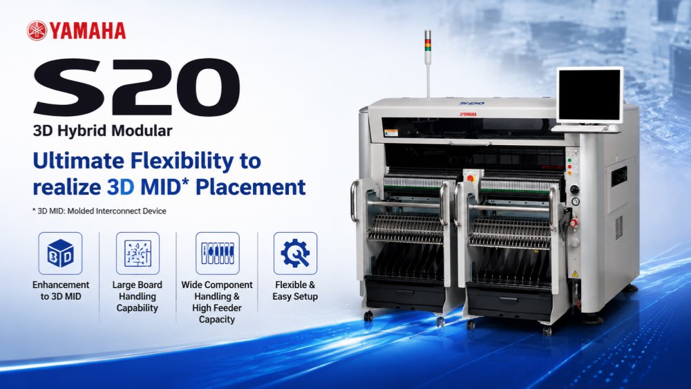 Yamaha S20 pick and place machine دستگاه انتخاب و جایگذاری یاماها S20