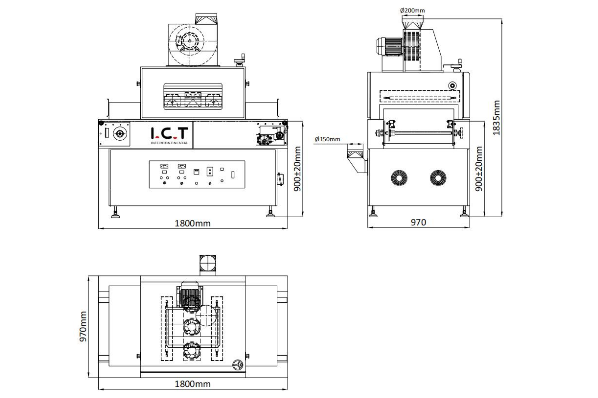 ابعاد فر UV