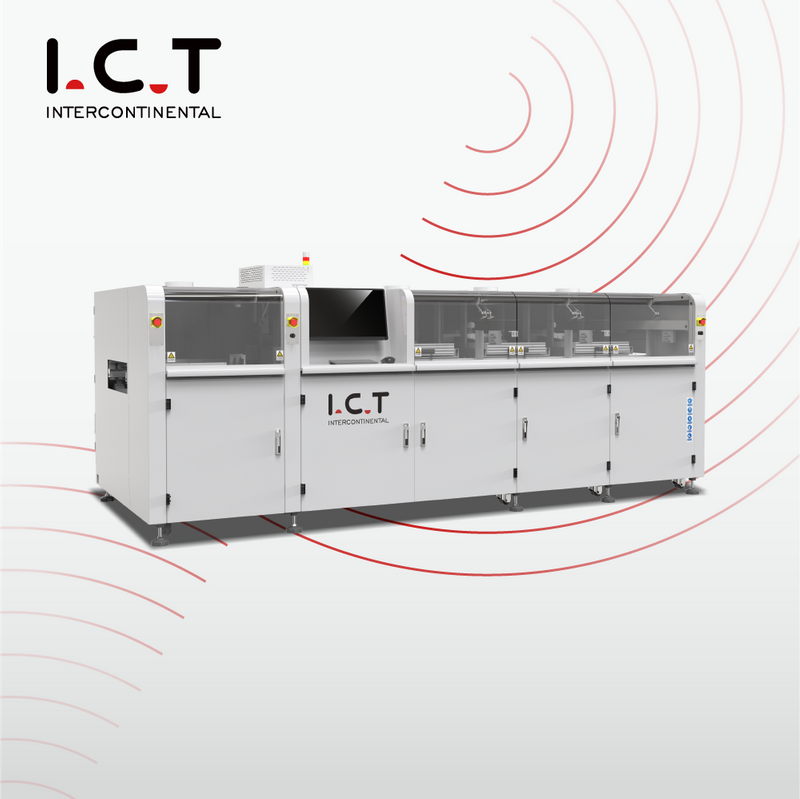 ICT-SS550P2 |قیمت کارخانه دستگاه لحیم کاری موج انتخابی 3 دیگ لحیم کاری پیشرفته آنلاین