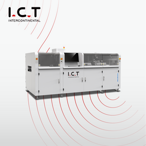 ICT-SS550P1 |دستگاه لحیم کاری موج انتخابی PCB آنلاین تمام اتوماتیک با 2 دیگ لحیم کاری 