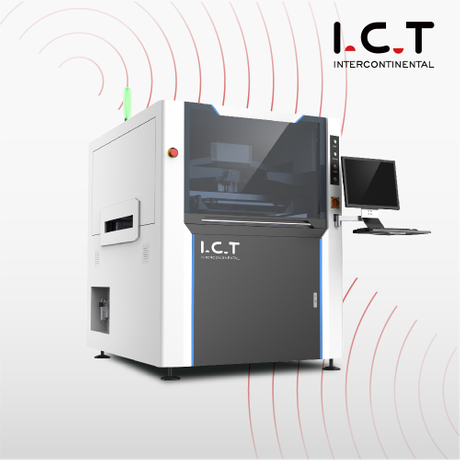 تمام اتوماتیک آنلاین SMT قاب ال ای دی قاب لحیم کاری چاپگر High End مدل ICT-6534