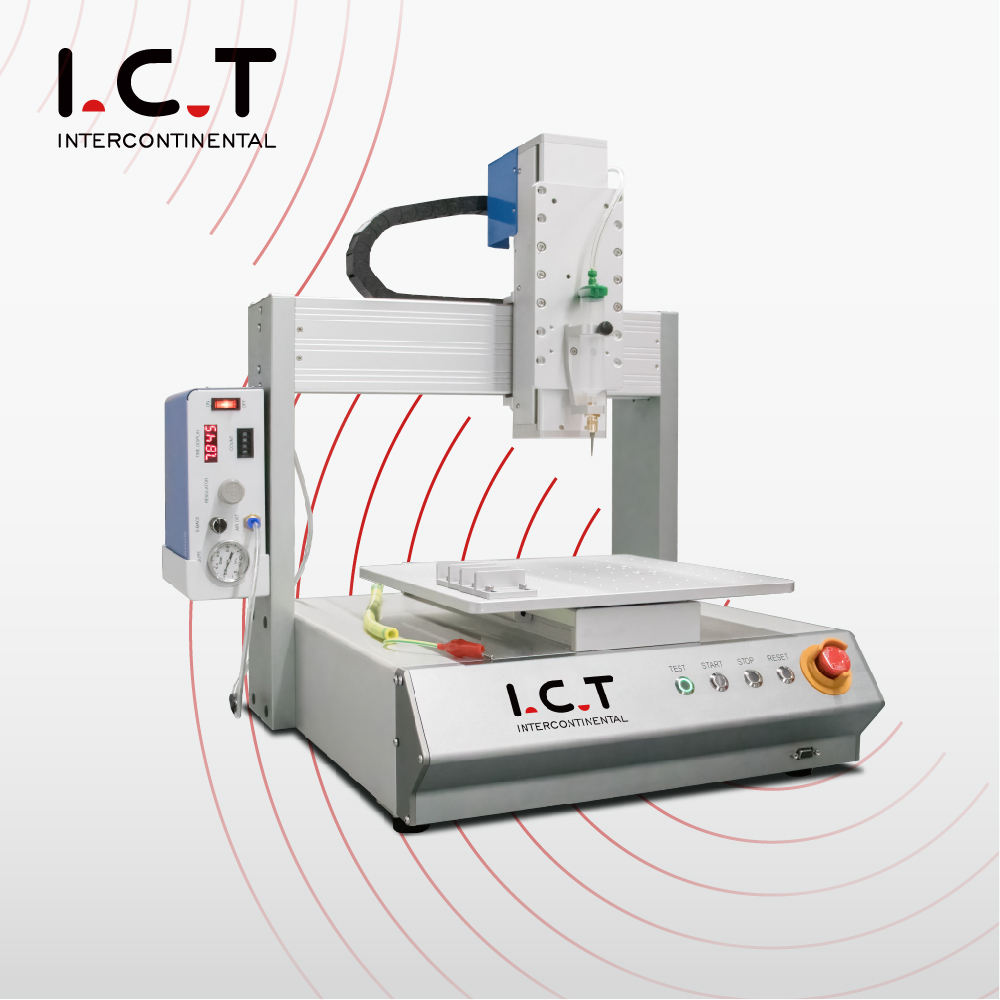 ICT |دستگاه پخش چسب برای دستگاه پوشش مدار چاپی Conformal