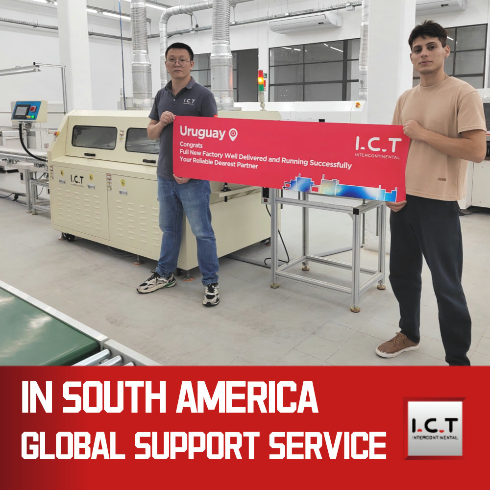 ICT | SMT دستگاه لحیم کاری موج DIP سیستم لحیم کاری موج مدار چاپی