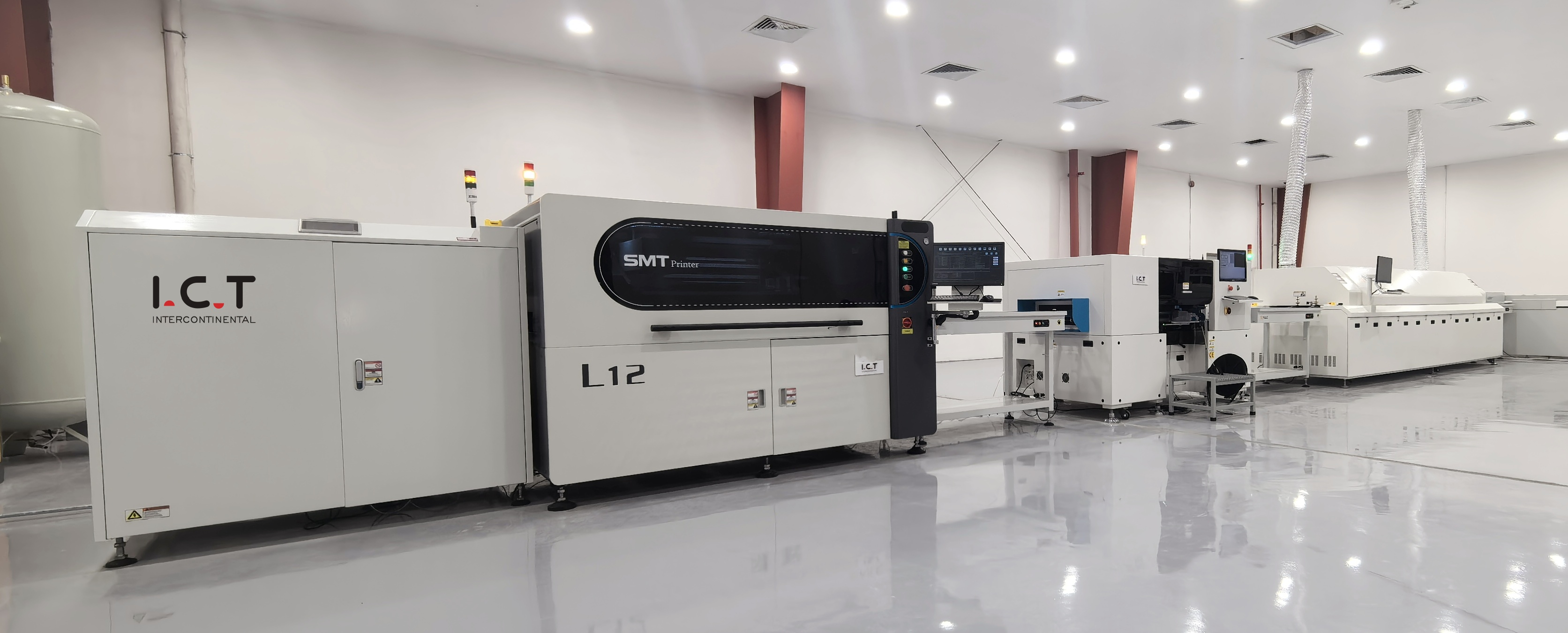 خط ICT SMT در تولید کننده روشنایی LED عربستان سعودی