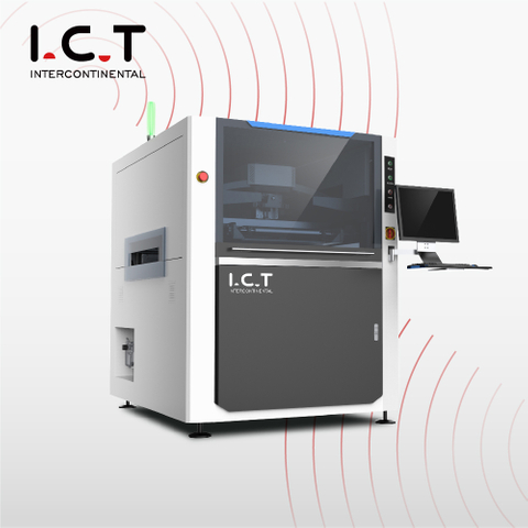 ICT-5151 |چسب لحیم کاری PCB SMT دستگاه چاپگر صفحه نمایش کاملا اتوماتیک برای LED