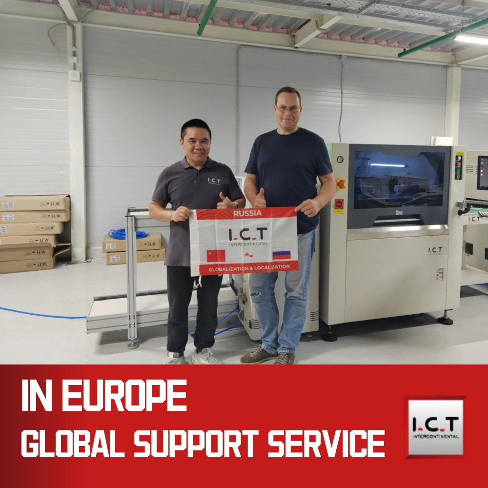 دستگاه چاپگر SMT PCB Screen Stencil تمام اتوماتیک مدل اتوماتیک ICT-5151 