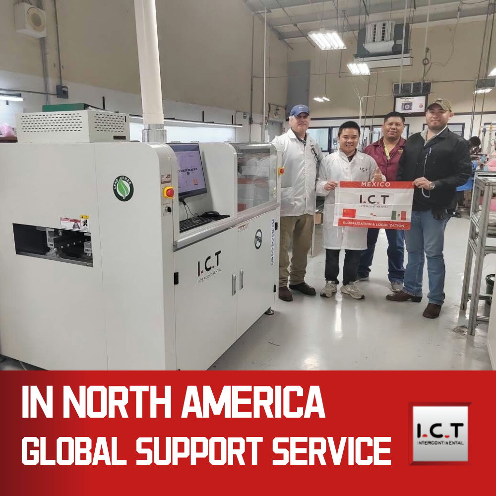 ICT | سیستم دستگاه لحیم کاری دیجیتال دوتایی موج انتخابی بدون سرب با راندمان بالا