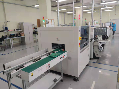 نوار نقاله بازرسی لینک SMT PCB دو خطه