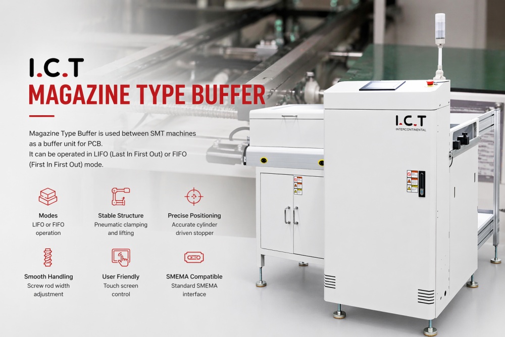 I.C.T PCB Magazine Type Buffer بافر نوع مجله PCB ICT