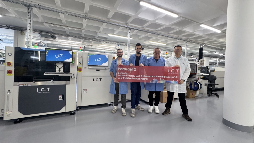 تحویل موفقیت آمیز ICT یک راه حل خط SMT در پرتغال.jpg