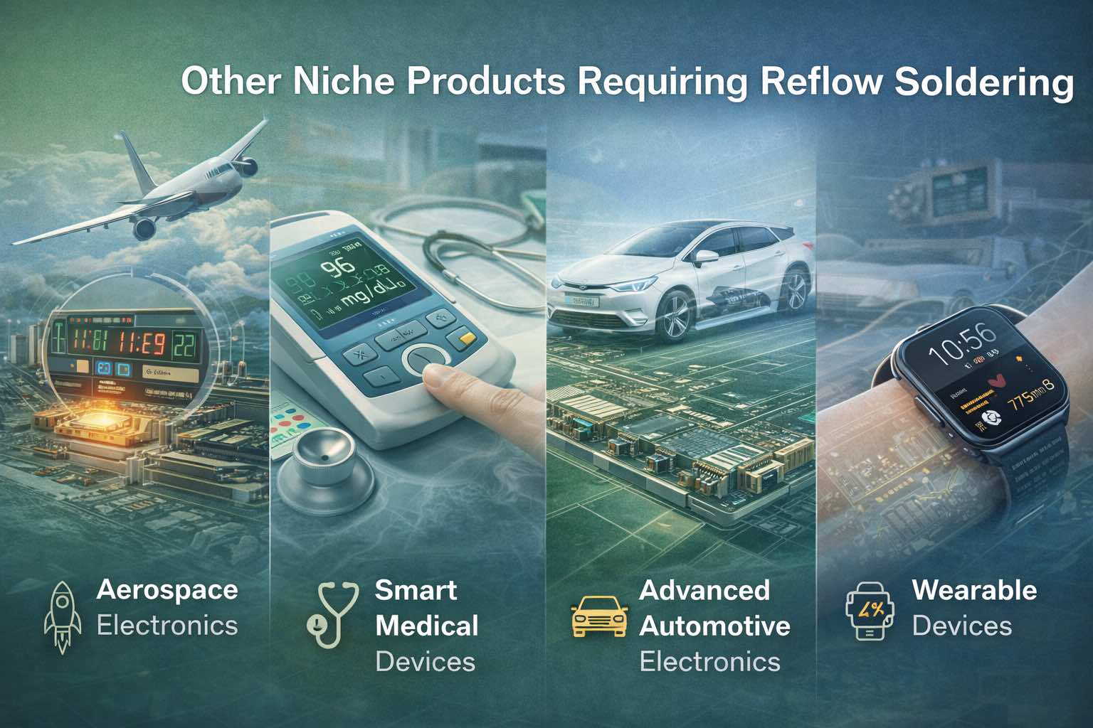 5. سایر محصولات طاقچه ای که نیاز به لحیم کاری مجدد دارند