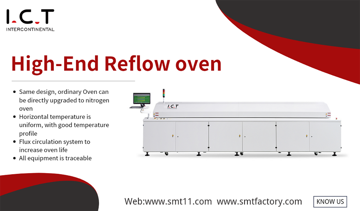 ict enc-end smt reflow oven lyra622