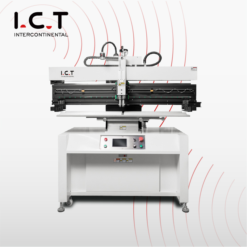P12 ICT Semi Auto Stencil Printer SMT PCB دستگاه چاپ خمیر نیمه اتوماتیک