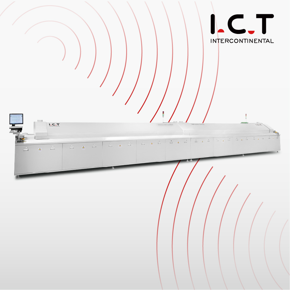 دستگاه SMT فر ICT Reflow با اندازه PCB عرض 450