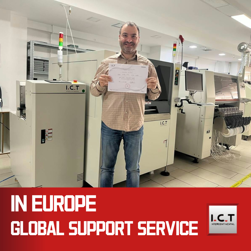 ICT | دستگاه چاپ لحیم کاری خمیری تمام اتوماتیک led pcb 1200 میلی متری