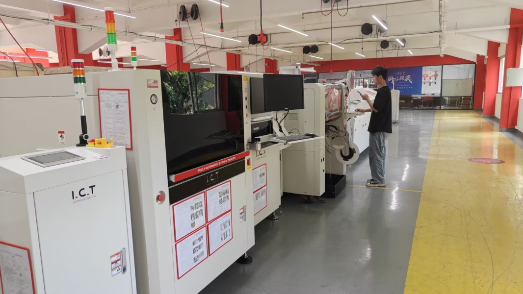 مهندس در حال بازرسی عملکرد تجهیزات در مقر ICT قبل از حمل و نقل.