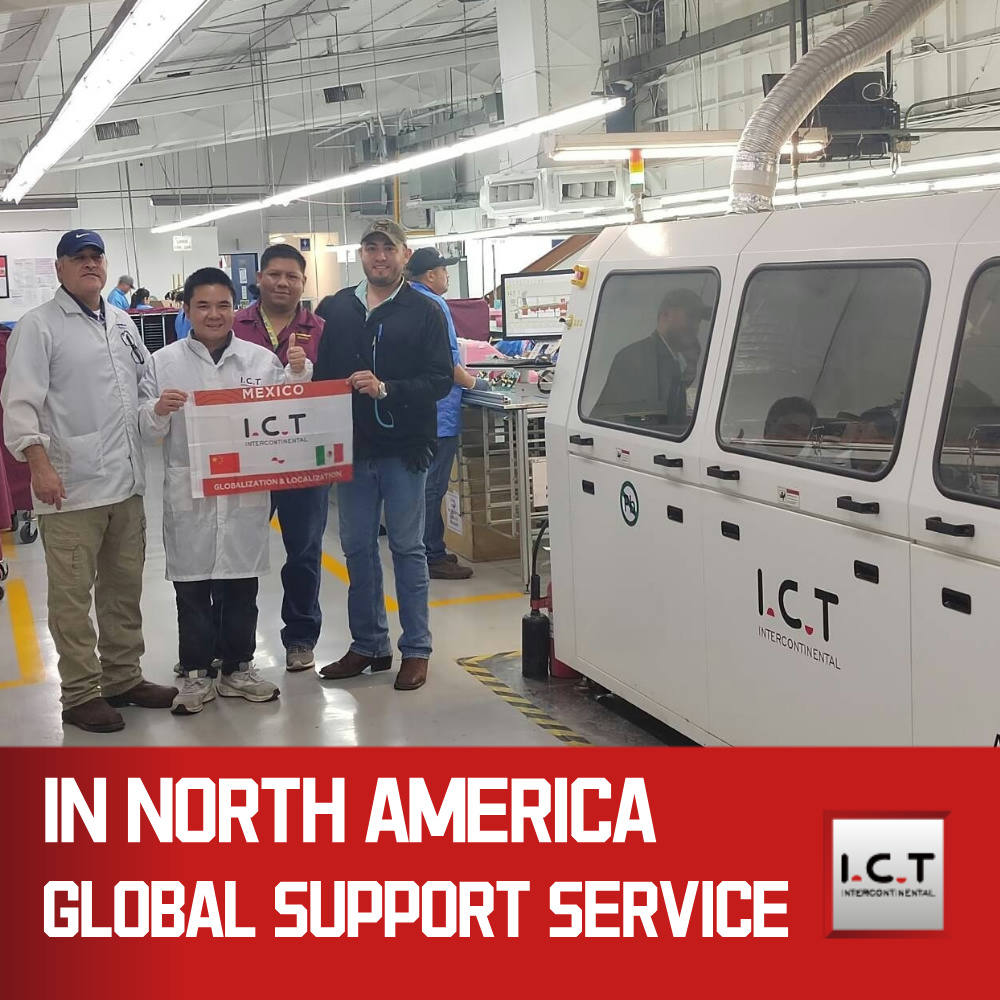 ICT | دستگاه لحیم کاری موجی Acrab 350 / 450 دستگاه لحیم کاری DIP دو سر