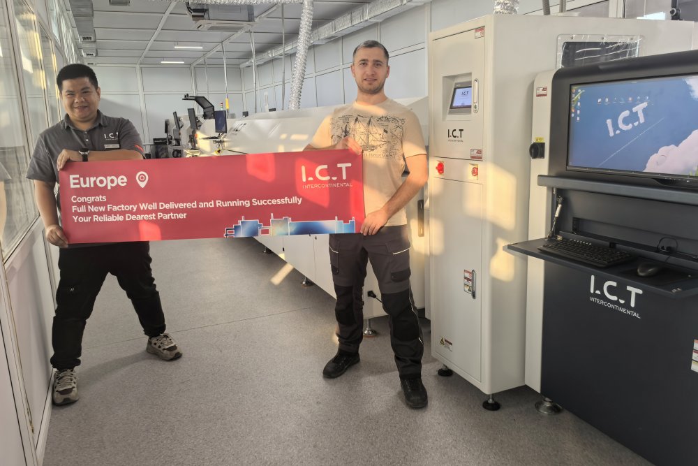 مهندسین ICT با موفقیت نصب SMT Line را در Europe.jpg تکمیل کردند