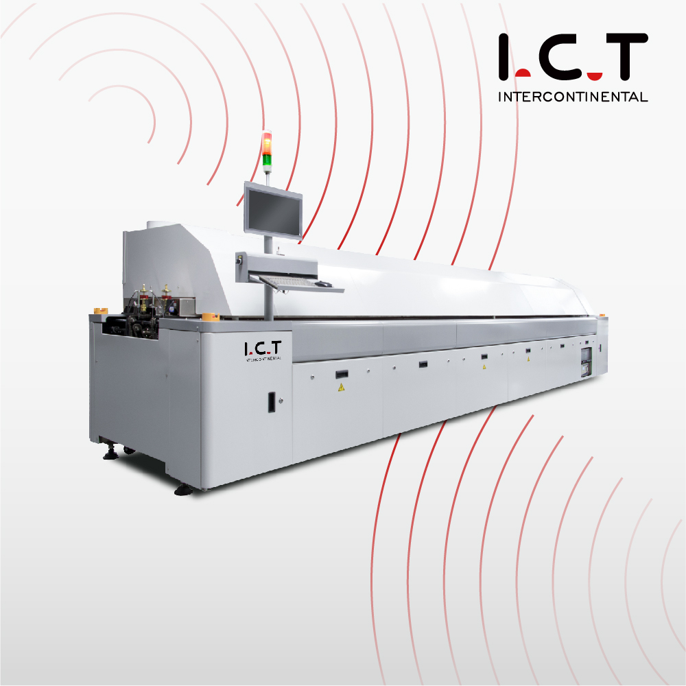 دستگاه SMT فر ICT Reflow با اندازه PCB عرض 450