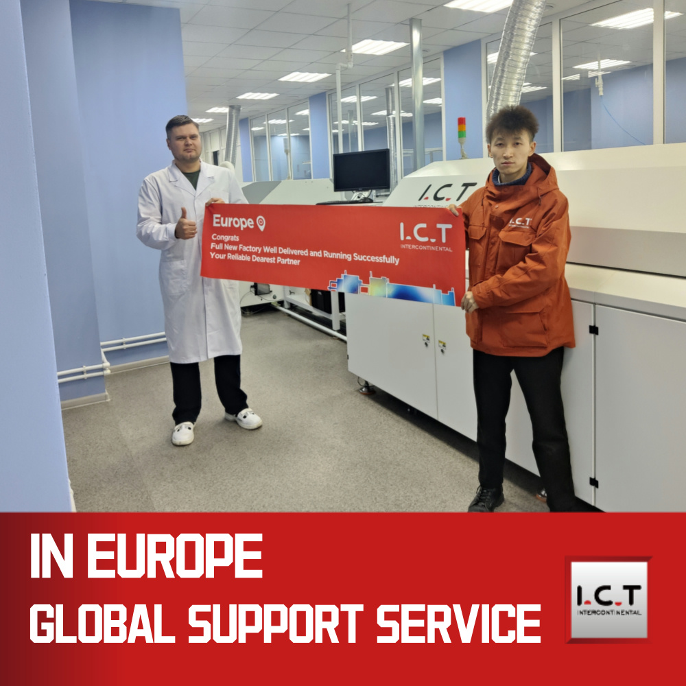 ICT | قیمت اجاق گاز ریفلو داخلی 6 زون ارزان کارخانه