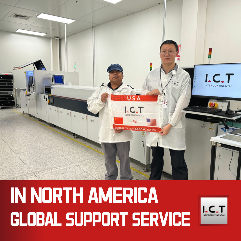 ICT | SMT Coating Spraying Gluing Machine for PCB LED