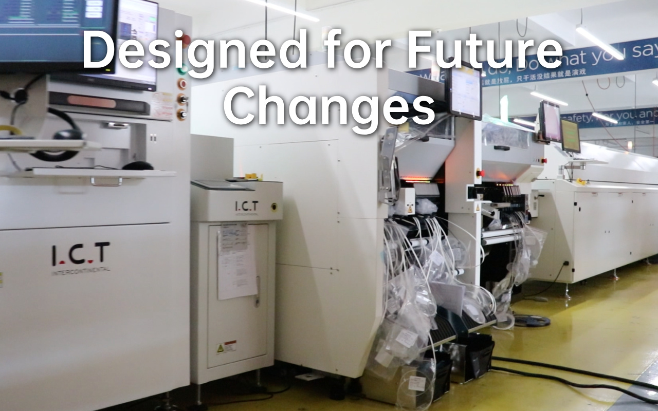 7. طراحی خط SMT برای انعطاف پذیری آینده