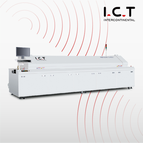 قیمت کارخانه PCB SMD گرمایش LED نیتروژن جریان موج مجدد