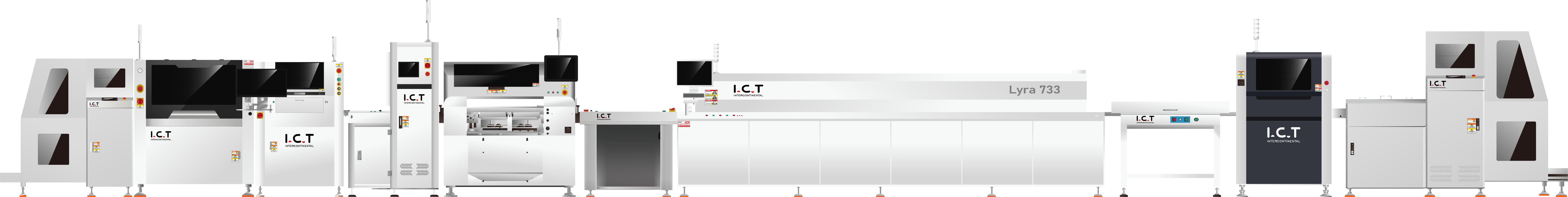 ICT SMT Line+AOI +SPI