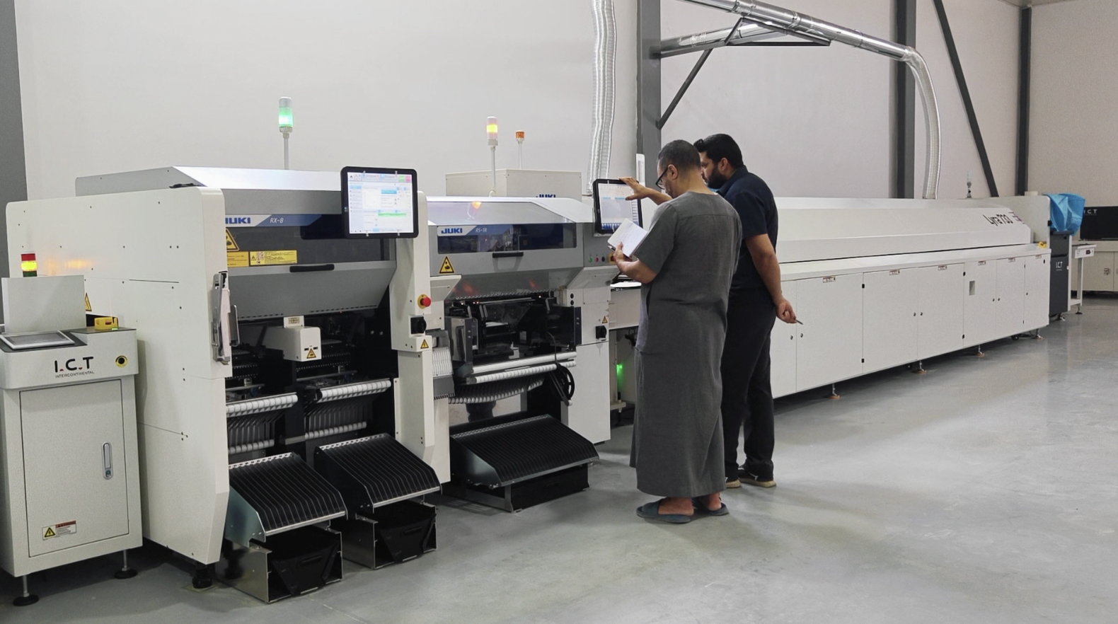 ICT Full SMT Line در الجزایر.jpg