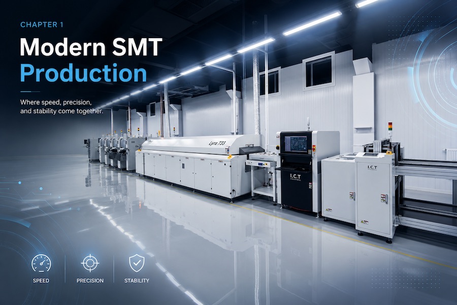 2-01 1. چرا SMT Pick and Place Machines در مونتاژ PCB مدرن اهمیت دارد