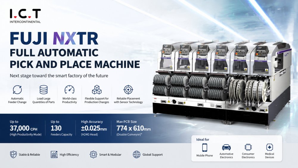 FUJI NXTR تمام اتوماتیک انتخاب و مکان